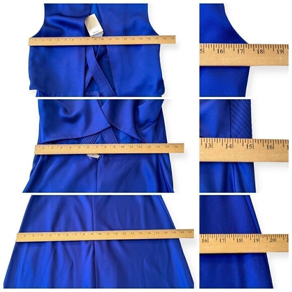 Hugo Boss Blue Dacosa GC Maxi Dress, Size 42 EU, Cobalt Blue, NWT - Picture 15 of 16